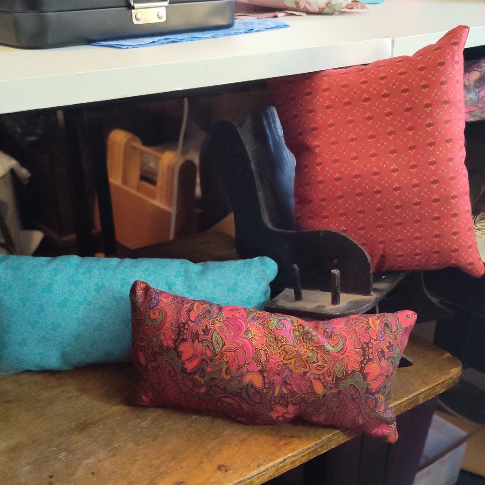Bundle Of 3 Wallet And Wristlet Purse Pillows Fabrics Will Vary
